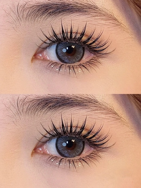 Eyelash extension result
