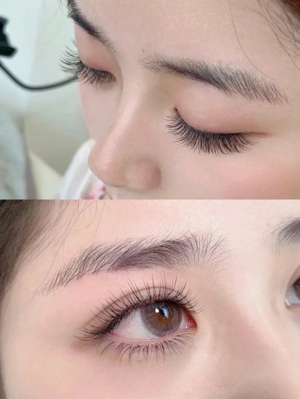 Brow styling result